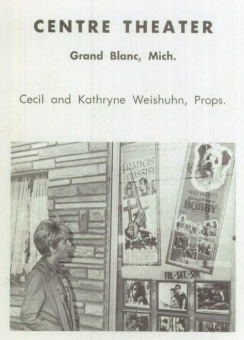 Centre Theatre - Yearbook Ad (newer photo)
